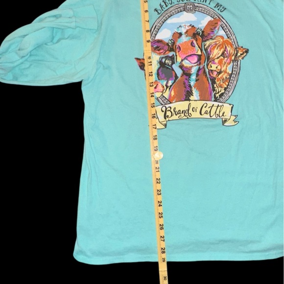 Girlie Girl Originals • “Baby You Ain’t My Brand of Cattle” • Long Sleeve Tee - Picture 9 of 10